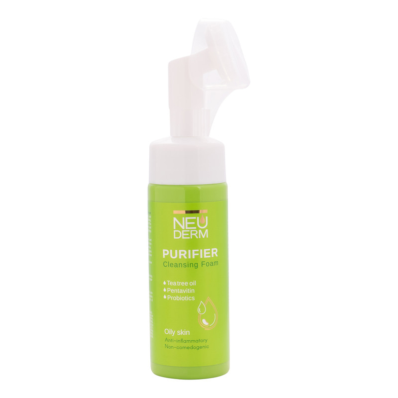 فوم شستشوی صورت نئودرم مدل Purifier مناسب برای پوست چرب حجم 150 میلی‌لیتر