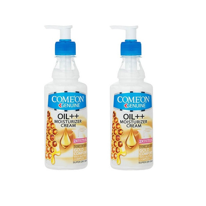 کرم مرطوب کننده کامان مدل oil++ حجم 200 میلی لیتر مجموعه دو عددی