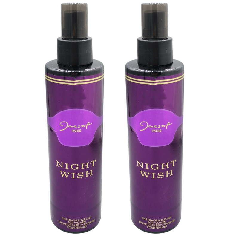بادی اسپلش زنانه ژک ساف مدل Night wish حجم 200 میلی لیتر مجموعه دو عددی