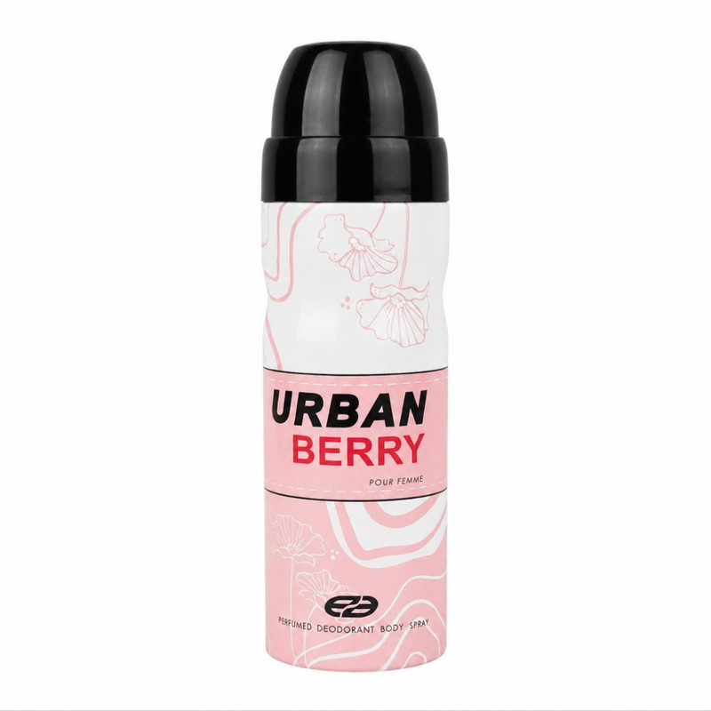 اسپری دئودورانت زنانه عماد آرا مدل Urban Berry حجم 200 میلی‌لیتر