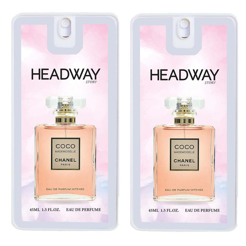 عطر جیبی زنانه هدوی مدل کوکو شنل حجم 45 میلی لیتر مجموعه 2 عددی