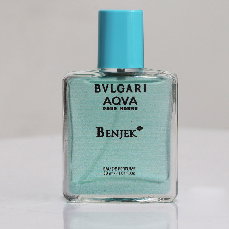 عطر جیبی بنجک مدل بولگاری آکوا  با رایحه معتدل، خنک حجم 30 میلی‌لیتر