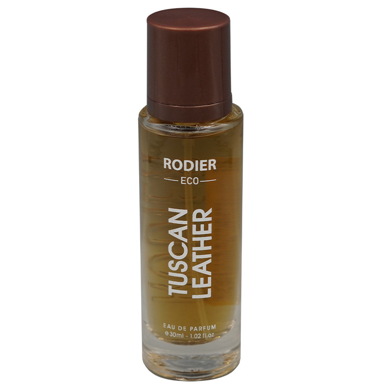 عطر جیبی رودیر مدل TUSCAN LEATHER با رایحه گرم حجم 30 میلی‌لیتر