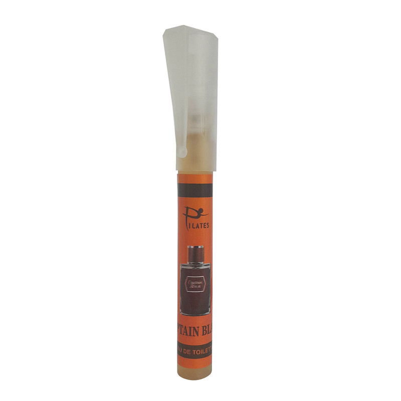 عطر جیبی مردانه پیلاتس مدل کاپیتان بلک با رایحه گرم و شرقی حجم 9 میلی‌لیتر