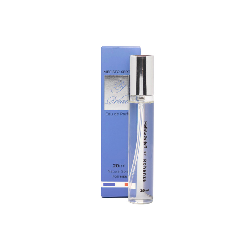 عطر جیبی مردانه روهانزا  مدل  Mefisto Xerjoff با رایحه خنک حجم 20 میلی‌لیتر