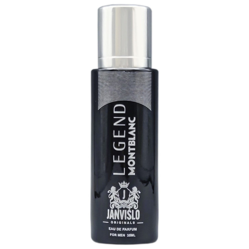 عطر جیبی مردانه جانویسلو مدل مونت بلنک لجند با رایحه خنک، تلخ حجم 35 میلی‌لیتر