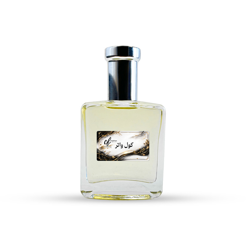 عطر جیبی فخار مدل کول واتر با رایحه خنک حجم 30 میلی‌لیتر