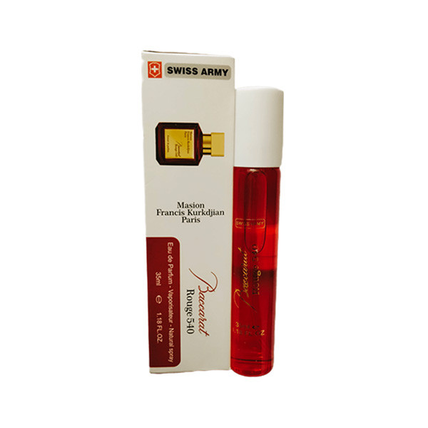 عطر جیبی سوئیس آرمی مدل Baccarat Rouge 540 حجم 35 میلی لیتر