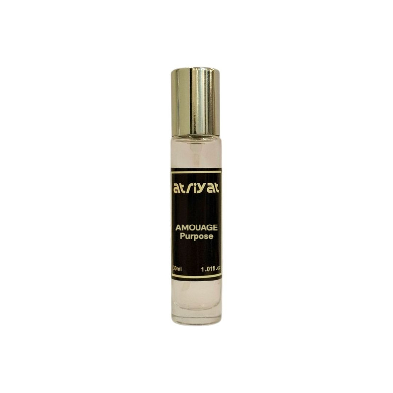 عطر جیبی عطریات مدل آمواج پورپوس با رایحه گرم حجم 30 میلی‌لیتر