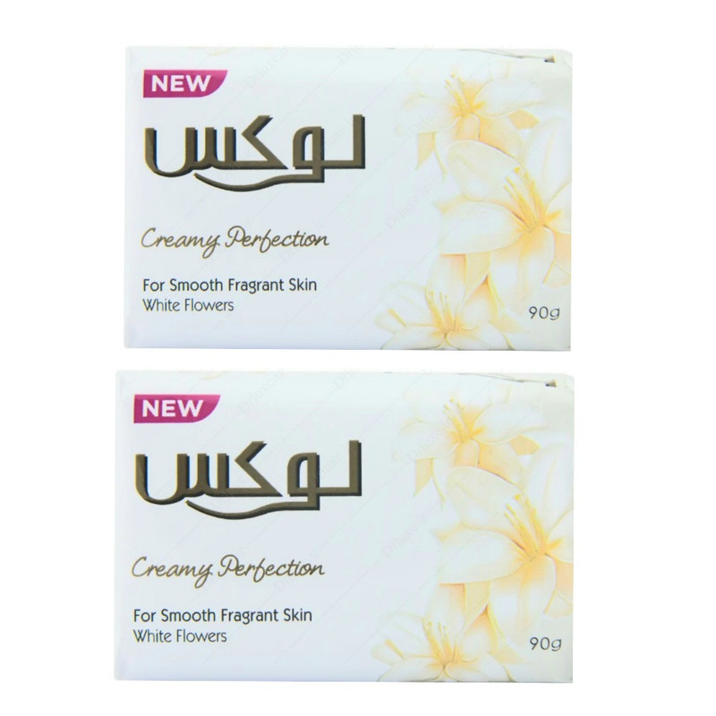 صابون شستشو صورت و بدن لوکس مدل flower مناسب برای انواع پوست وزن 90 گرم بسته 2 عددی