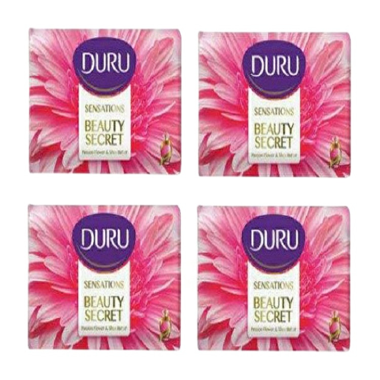 صابون شستشو دورو مدل BEAUTY SECRET تحت لیسانس وزن125 گرم مجموعه 4 عددی