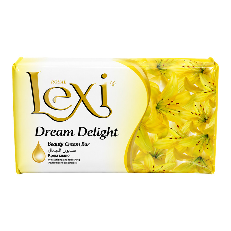 صابون شستشو مرطوب‌کننده صورت و بدن لکسی مدل Dream delight مناسب برای انواع پوست وزن 175 گرم