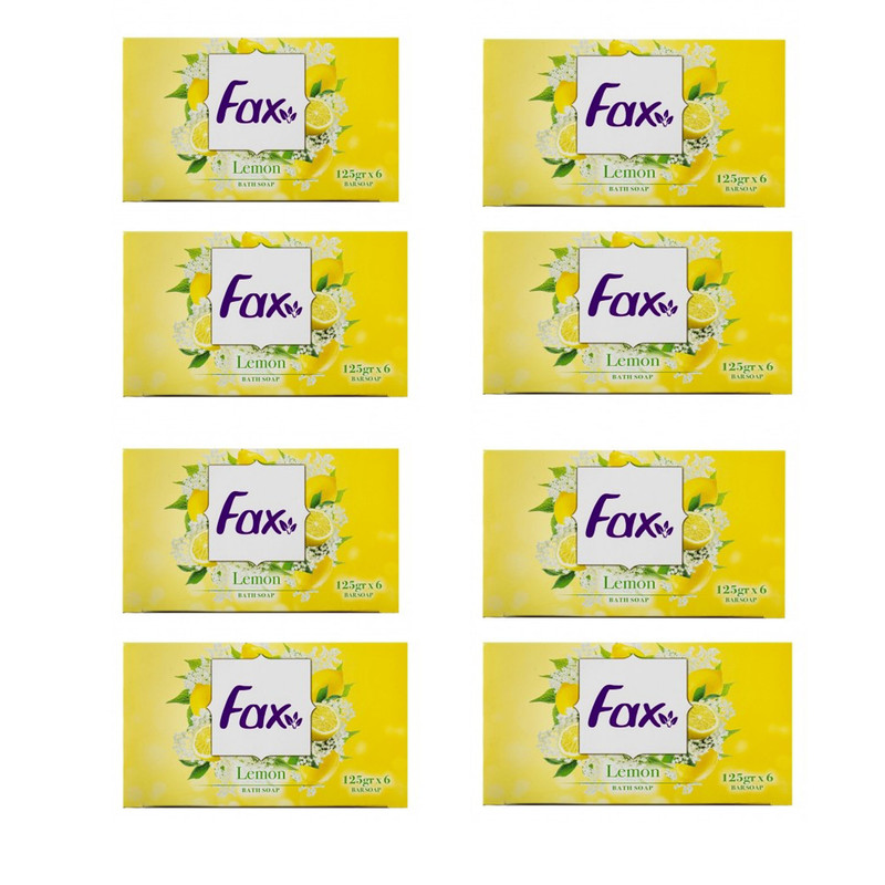 صابون فاکس مدل Lemon تحت لیسانس مجموعه 8 عددی
