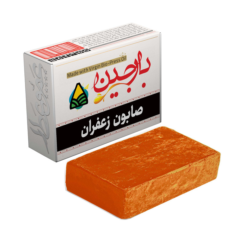 صابون شستشو بارجین مدل بایوپرس زعفران وزن 85 گرم