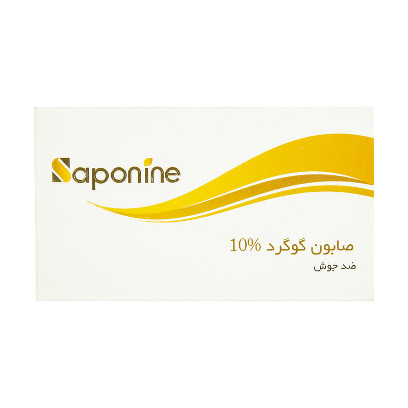 صابون ساپونین مدل Sulfur 10 Percentage وزن 100 گرم