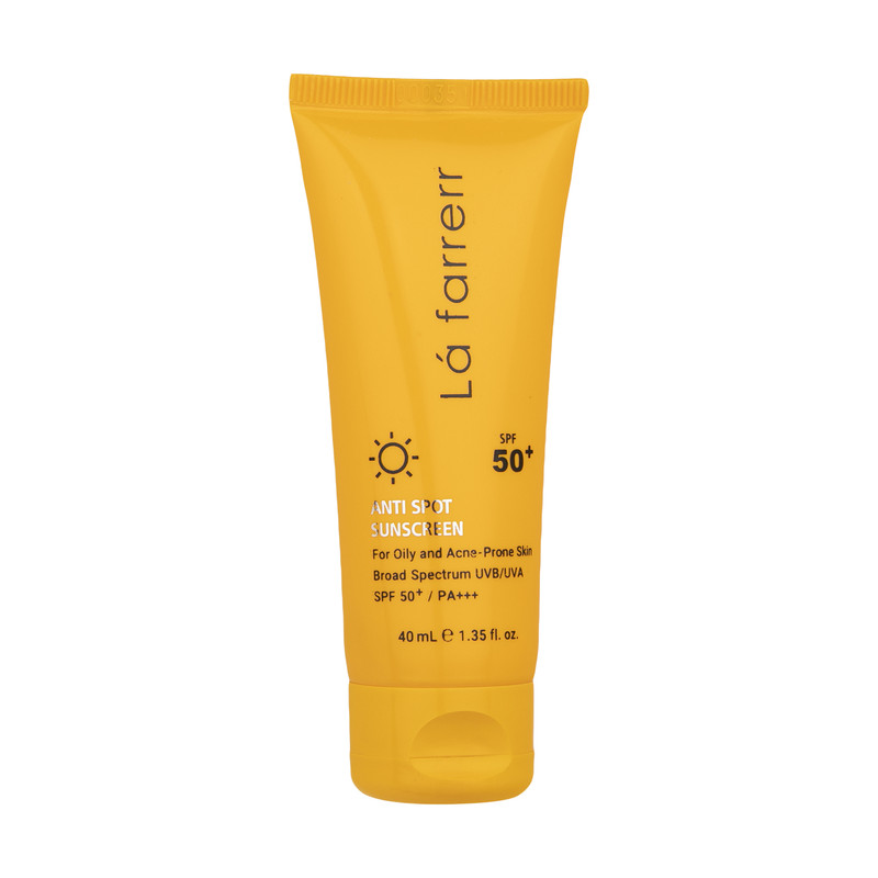 کرم ضدآفتاب و ضدلک بی‌رنگ لافارر مدل SPF50، مناسب پوست‌های چرب، حجم 40 میلی‌لیتر