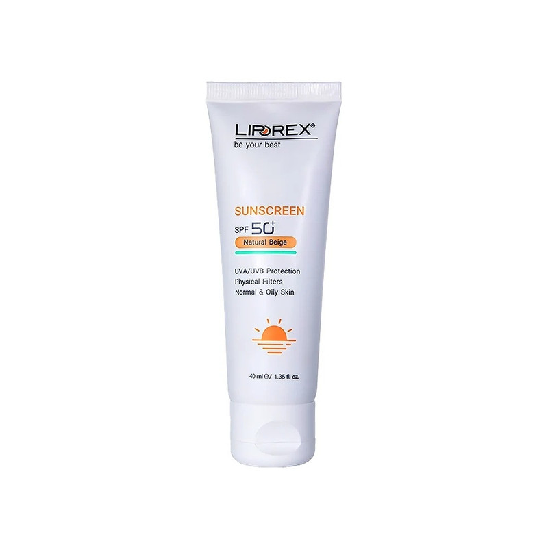 کرم ضد آفتاب رنگی لیپورکس SPF 50 مدل N-O ‌مناسب برای پوست‌ چرب و معمولی حجم 40 میلی‌لیتر