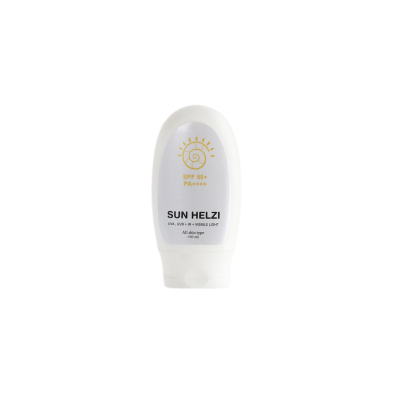 کرم ضد آفتاب بی‌رنگ صورت حلزی SPF 50 مدل کلاژن ‌محافظ UVA,UVB مناسب برای انواع پوست حجم 50 میلی ‌لیتر