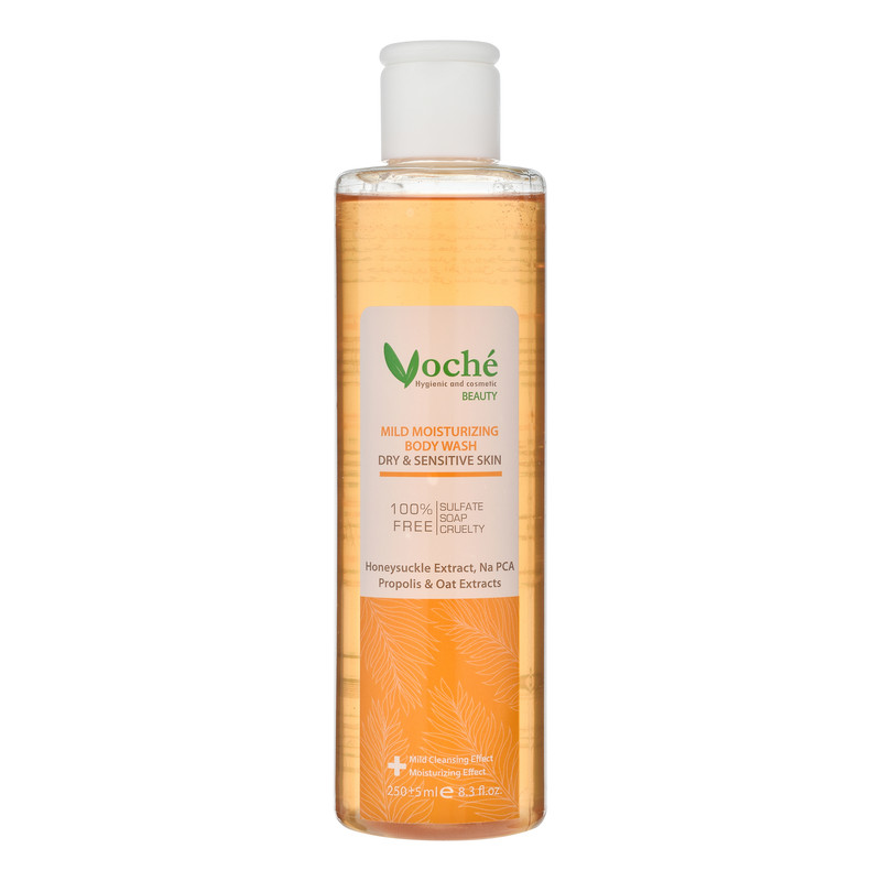 شامپو بدن وچه مدل MILD MOISTUR با رایحه ملایم مناسب برای پوست خشک و حساس حجم 250 میلی‌لیتر