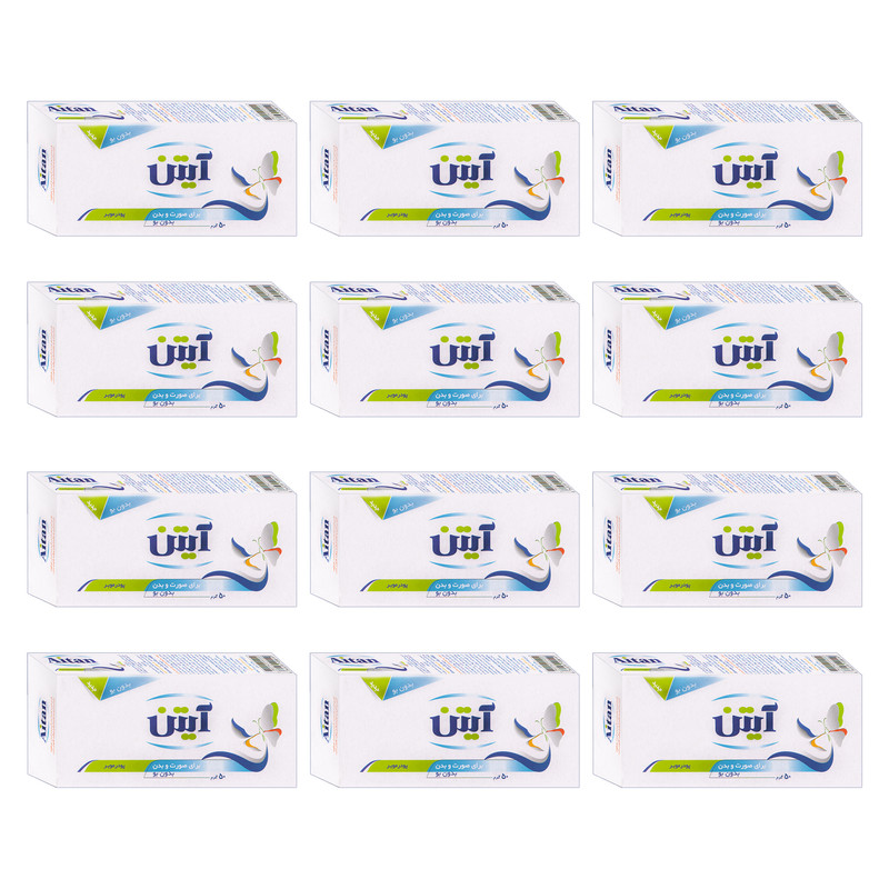 پودر موبر آیتن مدل Odorless 12 وزن 50 گرم مجموعه 12 عددی