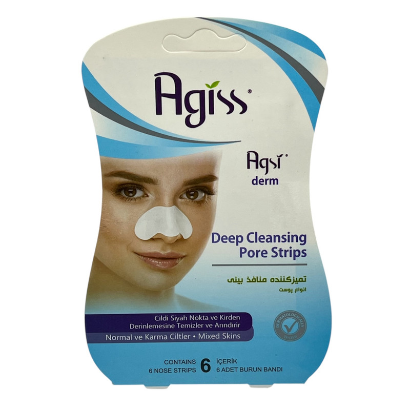 چسب‌ پاک کننده بینی آگیس مدل all type skine بسته 6 عددی