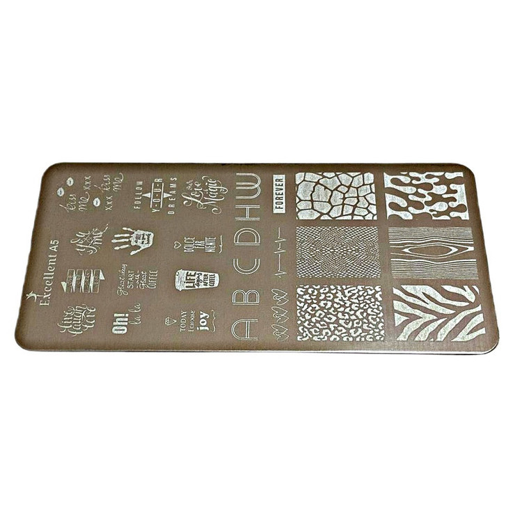 شابلون طراحی ناخن اکسلنت مدل A5