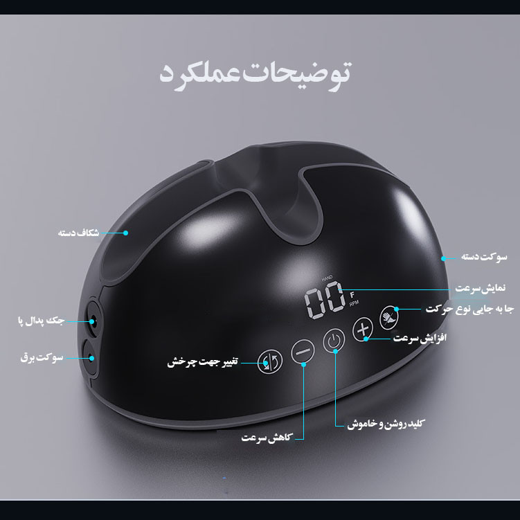 سوهان برقی مدل لمسی 35000