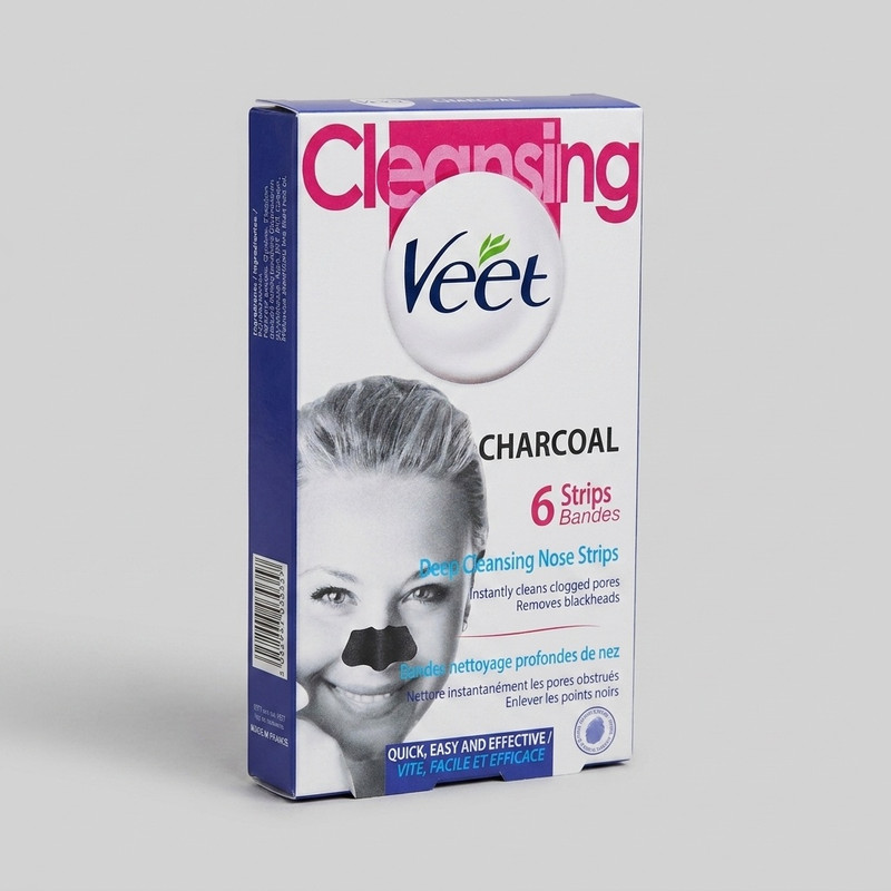 چسب‌ پاک کننده بینی ویت مدل Charcoal بسته 6 عددی