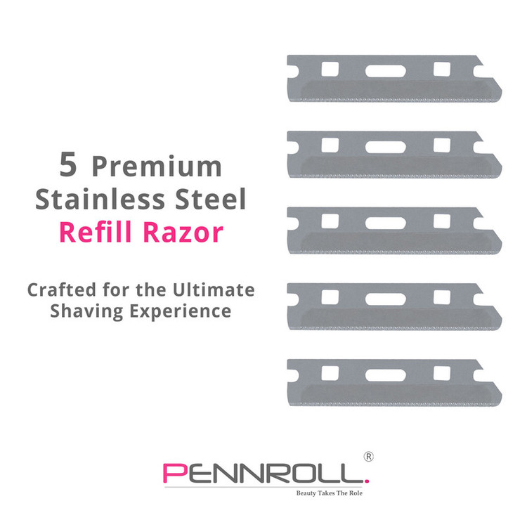 یدک تیغ ابرو پنرول مدل PRCL-Refill RB1 X5 بسته 5 عددی