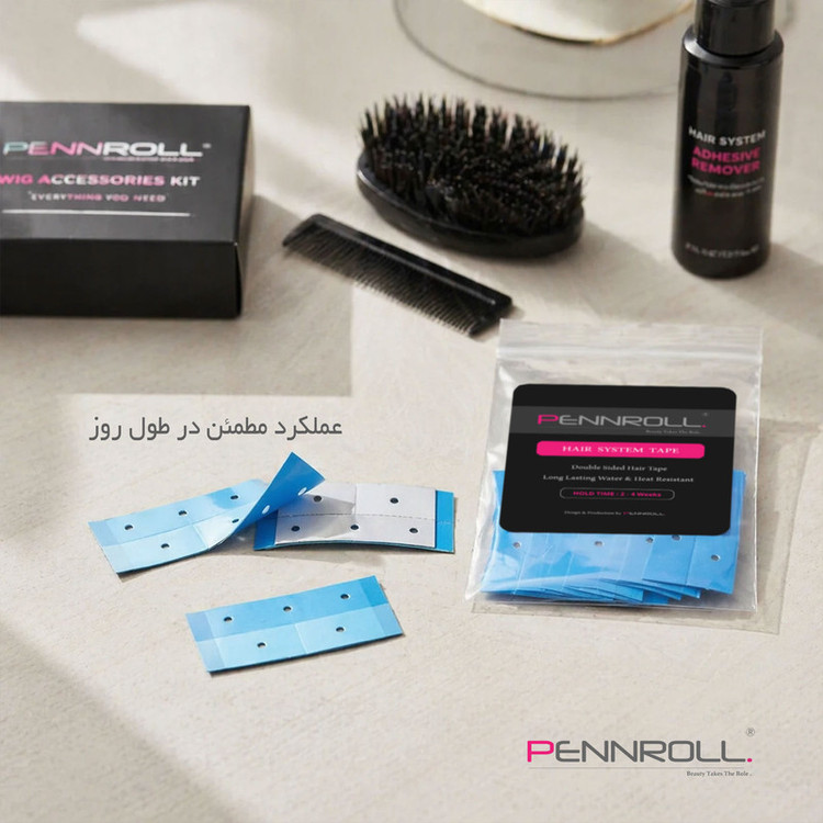 چسب کلاه گیس و پروتز مو پنرول مدل PRH AirFlex Hold 180 بسته 18 عددی