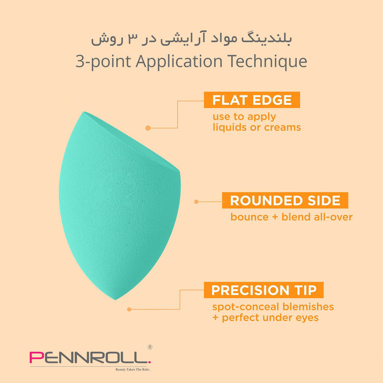 پد آرایشی پنرول مدل PRP Candy Puff MC Bag X4 بسته 4 عددی