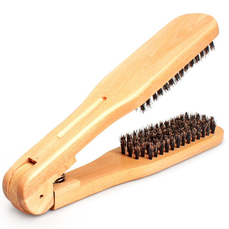 برس کراتین مو مدل چوبی کد K23IX