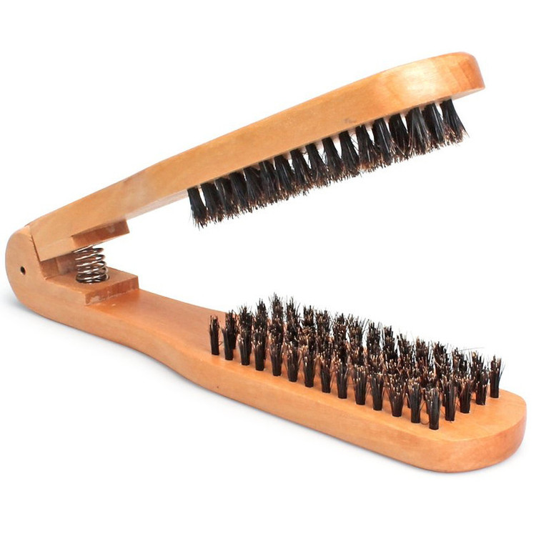 برس کراتین مو مدل چوبی کد K23IX