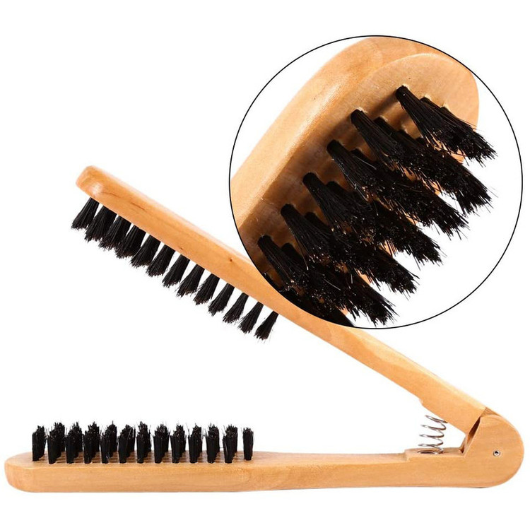 برس کراتین مو مدل چوبی کد K23IX