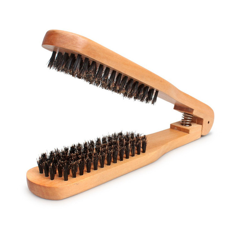 برس کراتین مو مدل چوبی کد K23IX