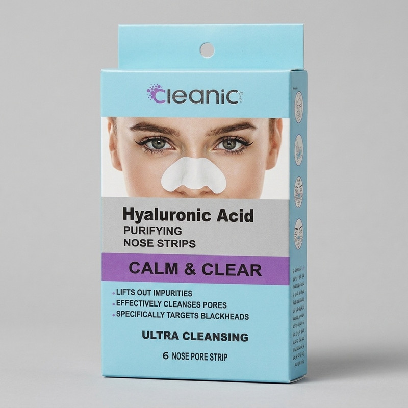 چسب پاک کننده بینی کلینیک کیندی مدل HYALURONIC ACID بسته 6 عددی
