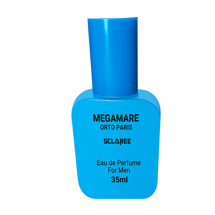 عطر جیبی مردانه اسکلاره مدل Megamare orto paris با رایحه خنک حجم 35 میلیلیتر