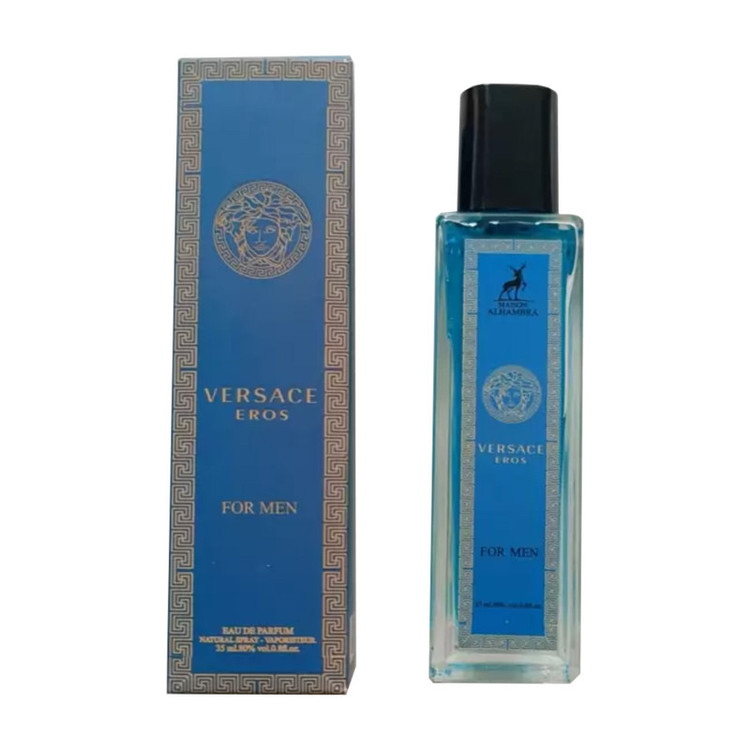 عطر جیبی الحمبرا مدل Versace Eros حجم 35 میلی لیتر