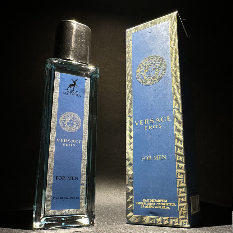 عطر جیبی الحمبرا مدل Versace Eros حجم 35 میلی لیتر