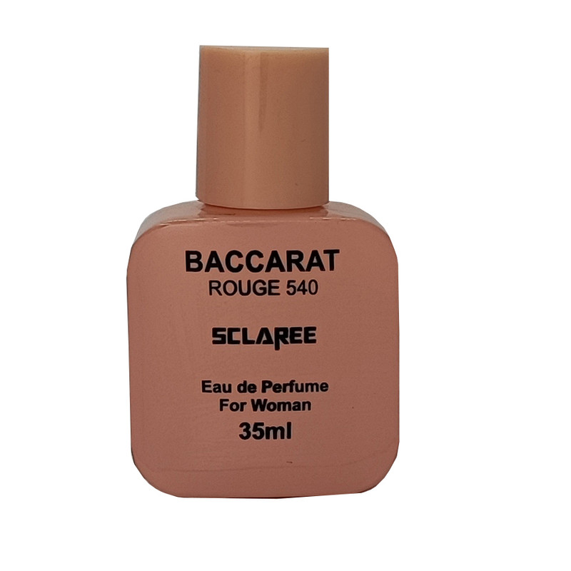 عطر جیبی زنانه اسکلاره مدل Baccarat با رایحه گرم، چوبی و تند حجم 35 میلی‌لیتر