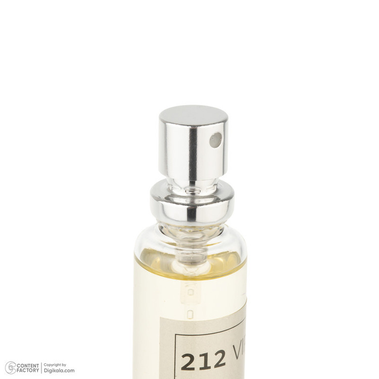 عطر جیبی مردانه صندل مدل 212vip با رایحه تند و خنک حجم 25 میلیلیتر