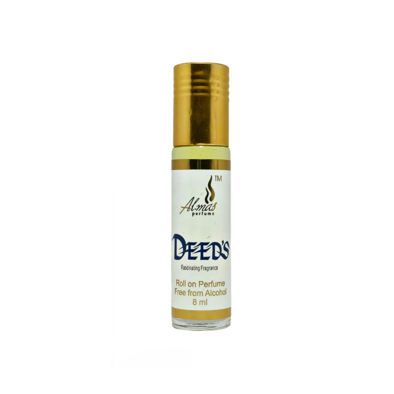 عطر جیبی الماس مدل DEEDS  با رایحه خنک حجم 8 میلی‌لیتر