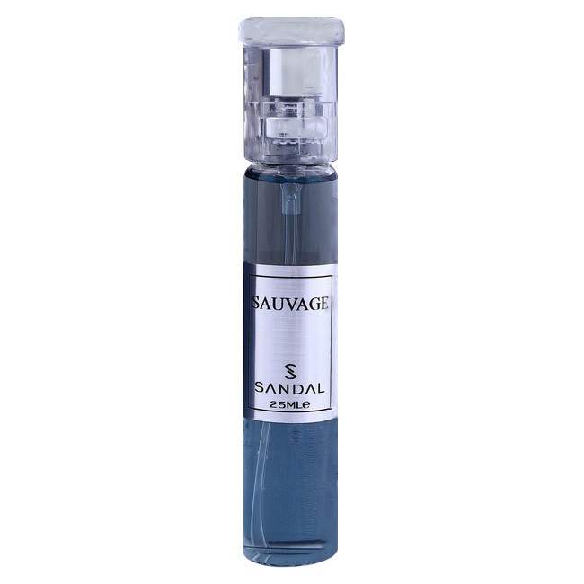عطر جیبی مردانه صندل مدل SAUVAGE حجم 25 میلی لیتر