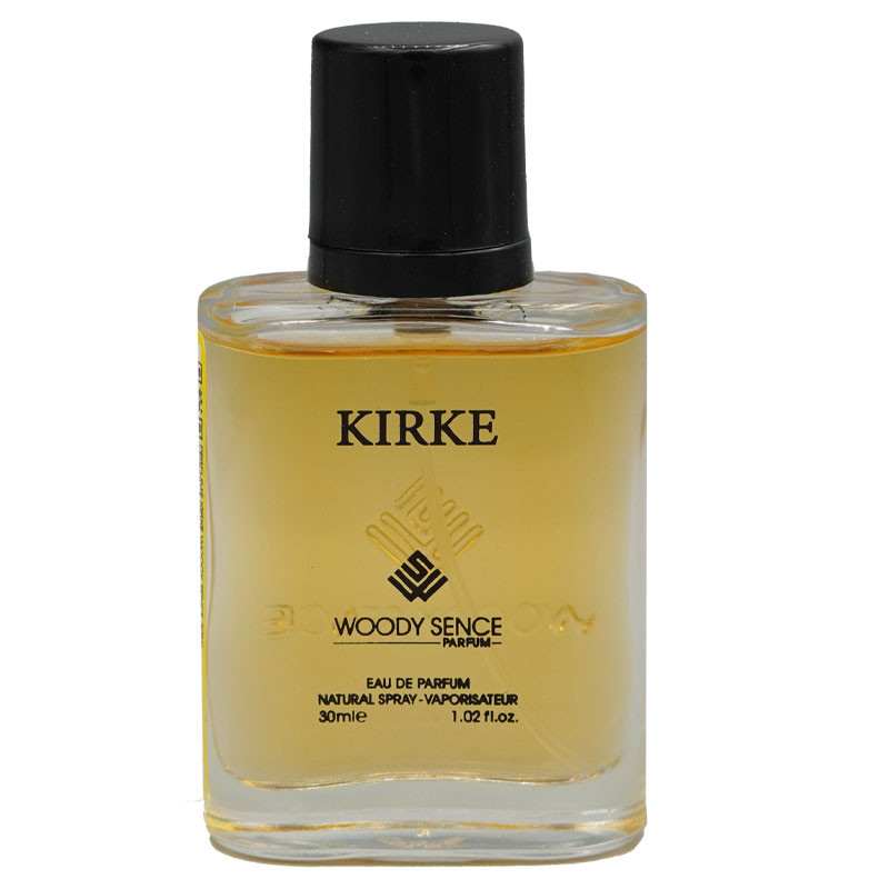 عطر جیبی وودی سنس مدل KIRKE با رایحه گرم حجم 30 میلیلیتر