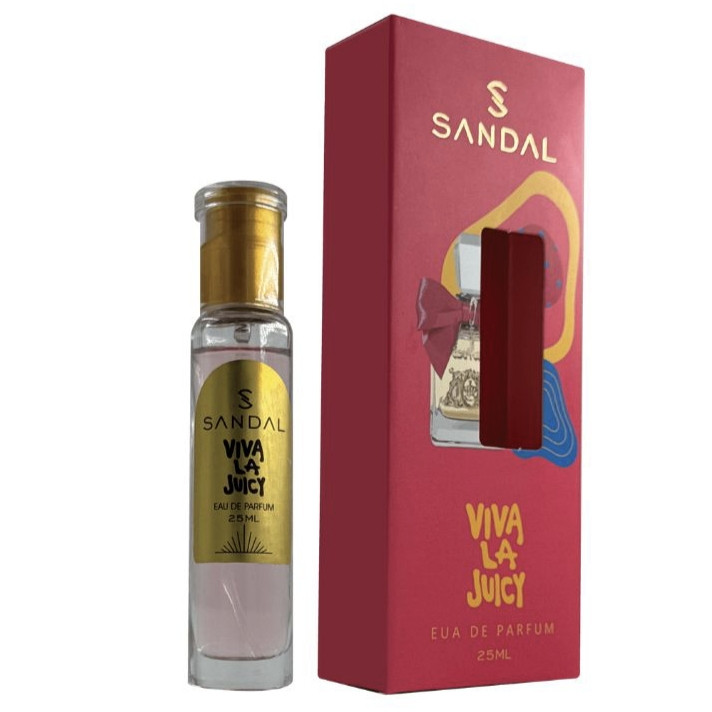 عطر جیبی زنانه صندل مدل ویوا لا جوسی با رایحه شیرین حجم ۲۵ میلی‌لیتر