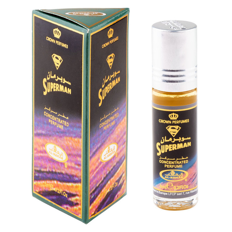 عطر جیبی مردانه رحاب مدل SUPERMAN حجم 6 میلیلیتر