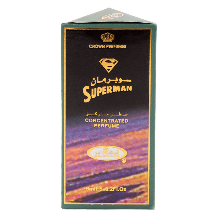 عطر جیبی مردانه رحاب مدل SUPERMAN حجم 6 میلیلیتر