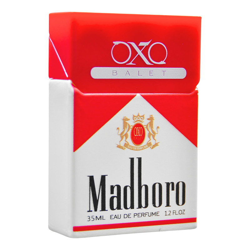 عطر جیبی مردانه اکس بالت مدل madboro red با رایحه گرم حجم 35 میلی‌لیتر