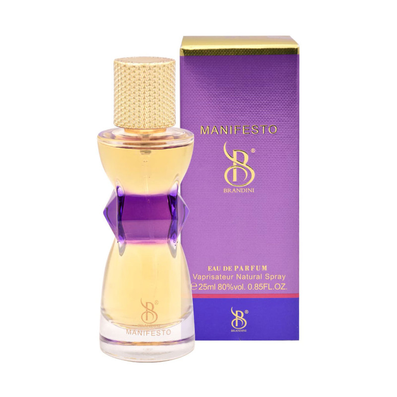 عطر جیبی برندینی مدل manifesto حجم 25 میلی لیتر
