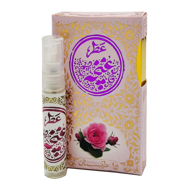 عطر جیبی طیبستان مدل غنچه محمدی با رایحه خنک حجم 5 میلیلیتر